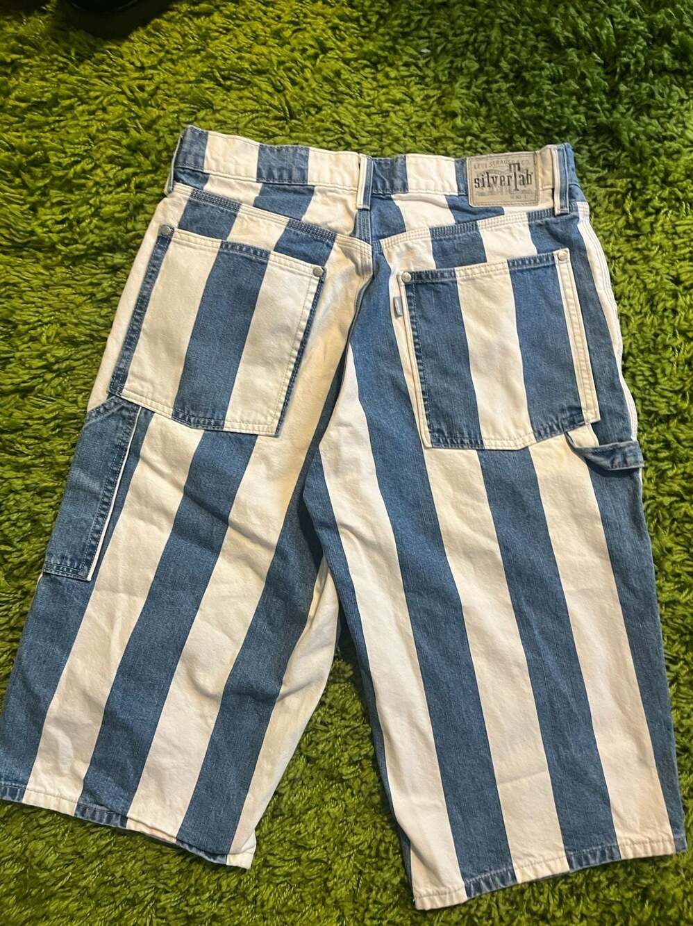 Levi's SilverTab Striped Carpenter Shorts